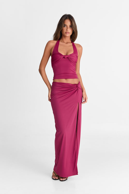 Pamme | Blair Burgu Detaylı Halter Bluz