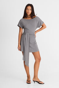 Pamme | Lorelei Oversize Bağcık Belli Tişört Mini Elbise