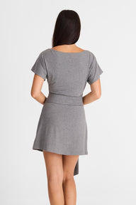 Pamme | Lorelei Oversize Bağcık Belli Tişört Mini Elbise