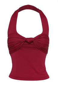 Pamme | Blair Burgu Detaylı Halter Bluz