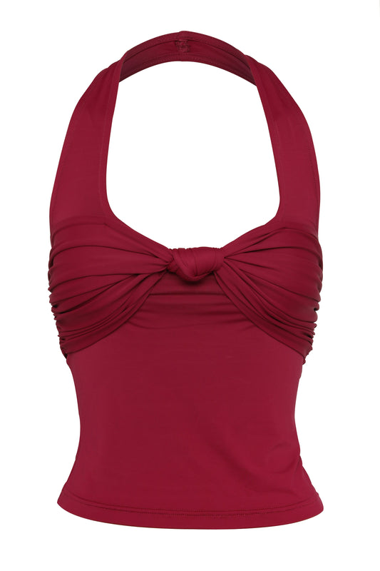 Pamme | Blair Burgu Detaylı Halter Bluz