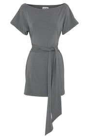 Pamme | Lorelei Oversize Bağcık Belli Tişört Mini Elbise
